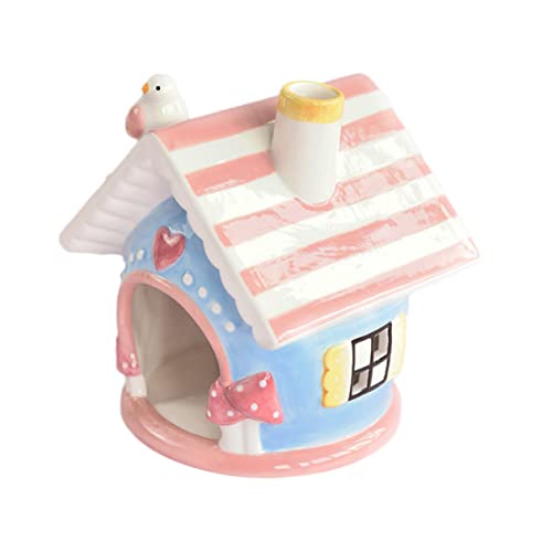 DECOMELODY Keramik Hamsterhaus Kleines Hamsternest Komfortables Ruherest Für Zwerghamster Chinchilla Haustiere Sicheres Schlafbett Tragbar DECOMELODY Keramik Hamsterhaus Kleines Hamsternest Komfortables Ruherest Für Zwerghamster Chinchilla Haustiere Sicheres Schlafbett Tragbar von DECOMELODY