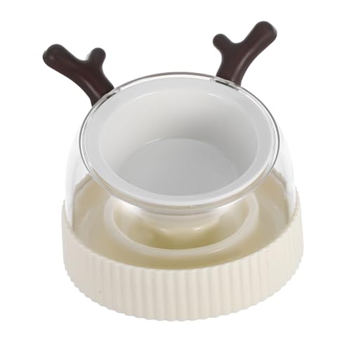 DECOMELODY Kippsicherer Futternapf Für Haustiere Kätzchen Futterspender Hundefutter Futtertablett Futternapf Futternapf Mini Dekoration Kombinationsfutterspender Katzennäpfe von DECOMELODY