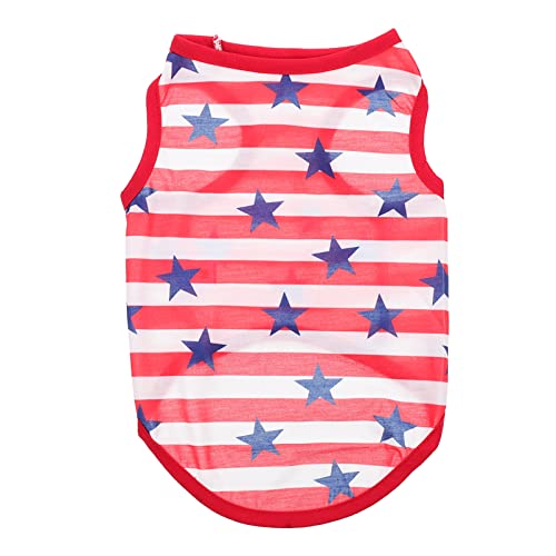 DECOMELODY Kleidung Für Haustiere Hundekostüme Kleiden Weste Hemd Klein Groß Lustige Haustierkleidung Patriotische Haustier-Outfits Welpe Hund Katze Versorgung Hunde Sommerkleidung Green von DECOMELODY