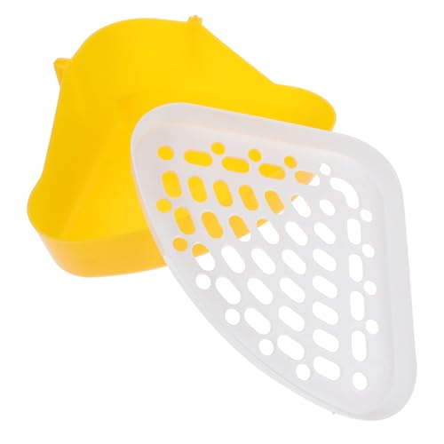 DECOMELODY Kleintier Toilette aus Kunststoff Dreieckige Ecktoilette für Kaninchen und Meerschweinchen Geruchsfrei Platzsparend Sichere Nutzung für Kleine Haustiere Wie Junge Hasen DECOMELODY Kleintier Toilette aus Kunststoff Dreieckige Ecktoilette für Kaninchen und Meerschweinchen Geruchsfrei Platzsparend Sichere Nutzung für Kleine Haustiere Wie Junge Hasen von DECOMELODY