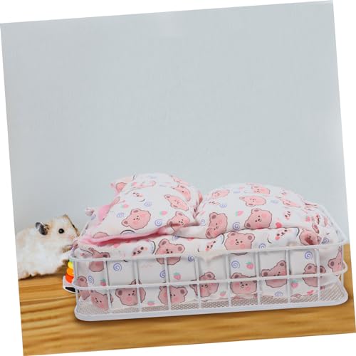 DECOMELODY Kleintier hängematte Atmungsaktiv Stabile Konstruktion Hamster Schlafplatz mit Korb für Käfig Geeignet Ratten Chinchilla Haustierbett Kleines Nagetier Ruheplatz DECOMELODY Kleintier hängematte Atmungsaktiv Stabile Konstruktion Hamster Schlafplatz mit Korb für Käfig Geeignet Ratten Chinchilla Haustierbett Kleines Nagetier Ruheplatz von DECOMELODY