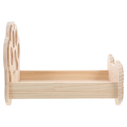 DECOMELODY Kleintierbett Hamster Futterbett Frettchenbett Hamster Schlafnest Bett Für Meerschweinchen Bett Hamsterbett Holz Khaki DECOMELODY Kleintierbett Hamster Futterbett Frettchenbett Hamster Schlafnest Bett Für Meerschweinchen Bett Hamsterbett Holz Khaki von DECOMELODY