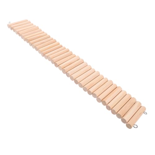 DECOMELODY Kletternde Holzleiter Für Hamster Hamsterrad Mit Hamsterplattform Für Käfige Rennmausspielzeug Hamsterlabyrinthspielzeug Für Ratten Hamsterleiter Hamstertunnel von DECOMELODY