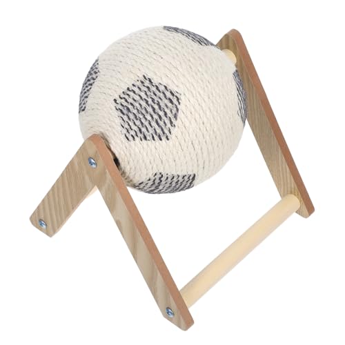 DECOMELODY Kratzball aus Sisal mit Geneigtem Kratzbrett Interaktives Katzen für Indoor Langlebig für Kleine und Mittelgroße Katzen Fördert Krallenpflege und Bewegung Hellbraun DECOMELODY Kratzball aus Sisal mit Geneigtem Kratzbrett Interaktives Katzen für Indoor Langlebig für Kleine und Mittelgroße Katzen Fördert Krallenpflege und Bewegung Hellbraun von DECOMELODY