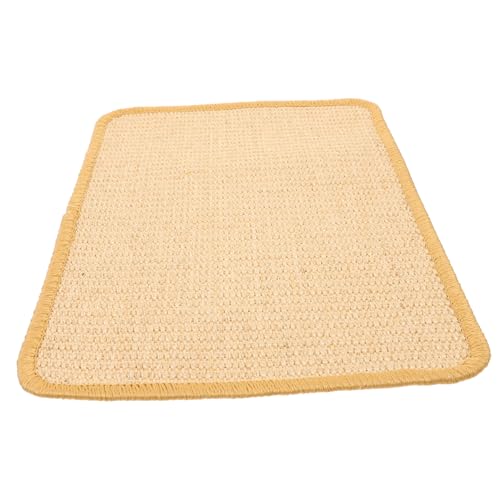 DECOMELODY Kratzmatte Katze aus Robustem Sisal Kratzfestes Katzen kratzbrett zum Schutz von Möbeln Kratzunterlage für Katzen zur Nagelpflege und Spiel Langlebig und Strapazierfähig für von DECOMELODY
