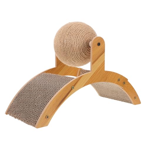 DECOMELODY Kratzspielzeug Katzen Vertikaler Sisal Kratzball Spielstand mit Drehbarem Riesenraddesign Platzsparender Stabiler Katzenkratzbaum zur Krallenpflege und Beschäftigung für Kleine DECOMELODY Kratzspielzeug Katzen Vertikaler Sisal Kratzball Spielstand mit Drehbarem Riesenraddesign Platzsparender Stabiler Katzenkratzbaum zur Krallenpflege und Beschäftigung für Kleine von DECOMELODY