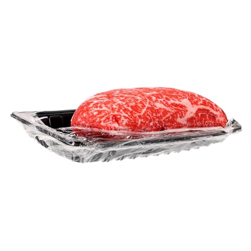 DECOMELODY Künstliches Steak Quietschendes Kauspielzeug für Große Mittelgroße und Kleine Langlebiges Oxford für Drinnen DECOMELODY Künstliches Steak Quietschendes Kauspielzeug für Große Mittelgroße und Kleine Langlebiges Oxford für Drinnen von DECOMELODY