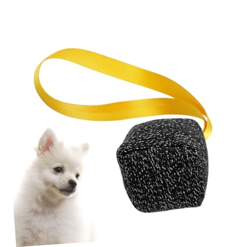 DECOMELODY Lustiges Kauspielzeug für Hunde und Welpen Robustes Beißspielzeug zur Zahnpflege und Beschäftigung Kreatives Trainingsspielzeug zur Verhaltensförderung Schwarzes Pet Toy für von DECOMELODY