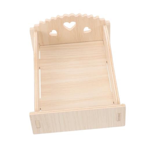 DECOMELODY Meerschweinchen Holzbett Atmungsaktives Schlafbett für Kleine Haustiere und Langlebiges Holz für Hamster Zwergkaninchen DECOMELODY Meerschweinchen Holzbett Atmungsaktives Schlafbett für Kleine Haustiere und Langlebiges Holz für Hamster Zwergkaninchen von DECOMELODY