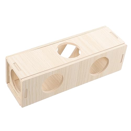 DECOMELODY Meerschweinchenspielzeug Tunnel Holz Hamsterversteck Für Kleine Nager Widerstandsfähig Und Langlebig Für Meerschweinchen Und Hamster Fördert Die Erkundung DECOMELODY Meerschweinchenspielzeug Tunnel Holz Hamsterversteck Für Kleine Nager Widerstandsfähig Und Langlebig Für Meerschweinchen Und Hamster Fördert Die Erkundung von DECOMELODY