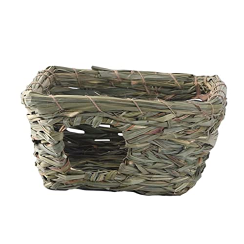 DECOMELODY Natürliches Atmungsaktives Gras Nest für Kleintiere Stabiles Biologisch Abbaubares Haustierhaus für Kaninchen Hamster Meerschweinchen Gemütlicher Sicherer Zufällige Farbe DECOMELODY Natürliches Atmungsaktives Gras Nest für Kleintiere Stabiles Biologisch Abbaubares Haustierhaus für Kaninchen Hamster Meerschweinchen Gemütlicher Sicherer Zufällige Farbe von DECOMELODY