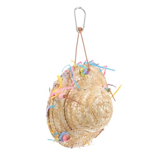 DECOMELODY Hängendes Papageienspielzeug Aus Geflochtenem Material Lustiges Kauspielzeug Für Vögel Spielzeug Zur Beschäftigung Und Dekoration Im Vogelkäfig DECOMELODY Hängendes Papageienspielzeug Aus Geflochtenem Material Lustiges Kauspielzeug Für Vögel Spielzeug Zur Beschäftigung Und Dekoration Im Vogelkäfig von DECOMELODY