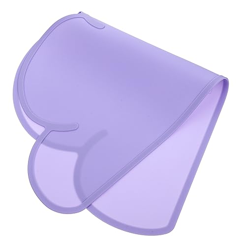 DECOMELODY Praktische Haustier Futtermatte rutschfeste Waschbare Unterlage für Katzen für Futter und Wassernäpfe Schickes Design Schützt von DECOMELODY