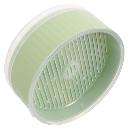 DECOMELODY Praktische Katzengras Pflanzbox Hydroponisch Soilless Doppelschicht Indoor Outdoor Pflanztopf für Katzen Grün von DECOMELODY