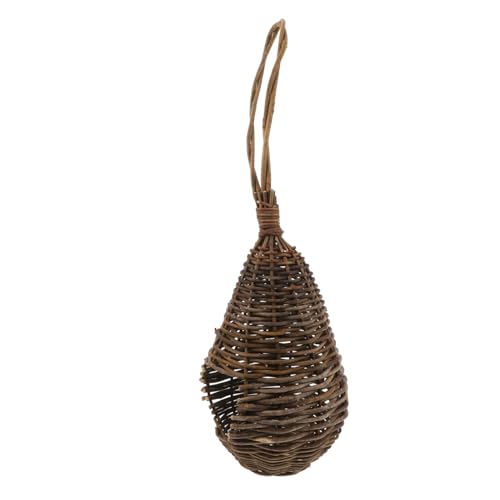 DECOMELODY Garten Vogelnest Handgefertigtes Papageiennest Dekoratives Vogelhaus Hof Vogelnest Vogelnester Dekorationen Vogel Basteln Nester Künstliches Nest Ornament von DECOMELODY