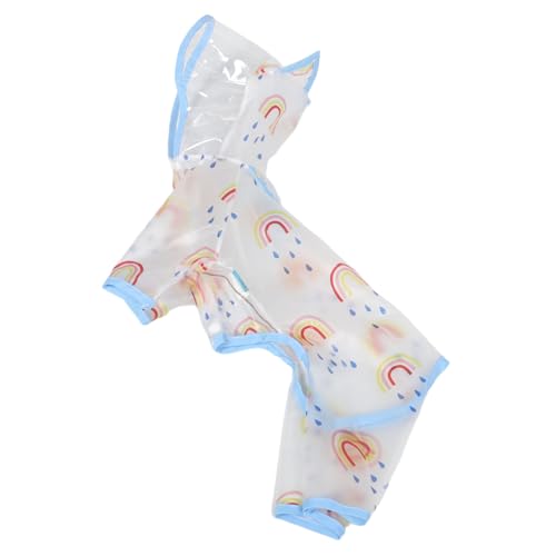 DECOMELODY Regenmantel Für Haustiere Regenjacke Für Hunde Wasserdicht Für Hunde Transparent Wasserdicht Für Haustiere Vollständige Abdeckung Regenmantel Für Kleine von DECOMELODY