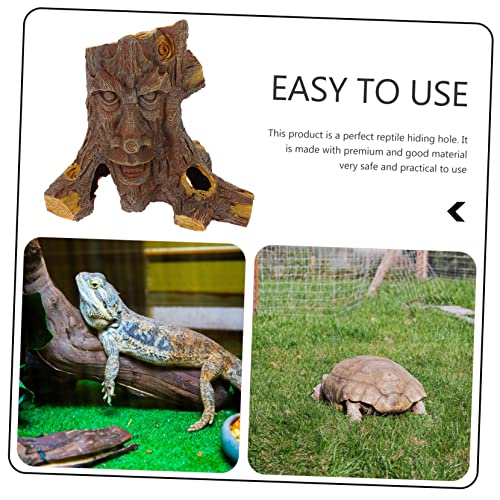 DECOMELODY Reptilienversteck aus Resin Lebensnahe Höhle mit Verzweigtem Baumstamm Design Plattform für Leopardgecko Schlange Echse Dunkler Rückzugsort für Terrarien Langlebige Dekoration DECOMELODY Reptilienversteck aus Resin Lebensnahe Höhle mit Verzweigtem Baumstamm Design Plattform für Leopardgecko Schlange Echse Dunkler Rückzugsort für Terrarien Langlebige Dekoration von DECOMELODY
