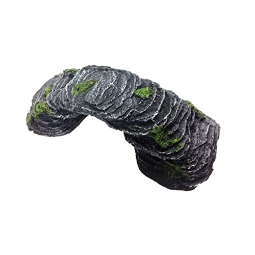 DECOMELODY Resin Schildkröten Kletterplattform mit Rampen Großes Sonnenbad Steinversteck für Aquarium Umweltfreundliche wasserdichte Reptilien Brücke Geeignet für Schildkröten Geckos DECOMELODY Resin Schildkröten Kletterplattform mit Rampen Großes Sonnenbad Steinversteck für Aquarium Umweltfreundliche wasserdichte Reptilien Brücke Geeignet für Schildkröten Geckos von DECOMELODY