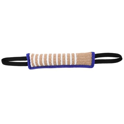 DECOMELODY Robustes Hundetraining Jute Beißkissen für Große Hunde Langlebiges Leichtes Molar Interaktives Zerrspielzeug zur Beschäftigung und Zahnpflege Sicher und Kompakt zum Tragen von DECOMELODY