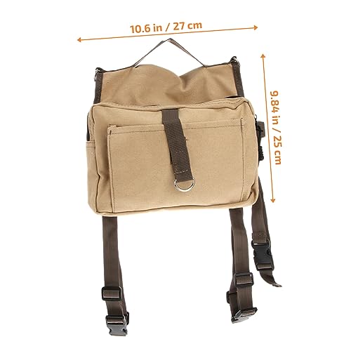 DECOMELODY Satteltasche für Hunde Verstellbar mit Zwei Bauchgurten Robuster Outdoor Rucksack für Mittlere und Große Hunde für Wandern Camping und Reisen Khaki DECOMELODY Satteltasche für Hunde Verstellbar mit Zwei Bauchgurten Robuster Outdoor Rucksack für Mittlere und Große Hunde für Wandern Camping und Reisen Khaki von DECOMELODY