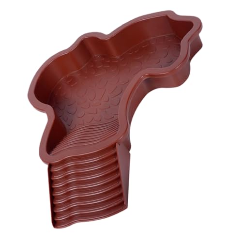 DECOMELODY Schildkröten Futter und Wasserplatte mit Rampe Vielseitige für Sonnenbaden für Aquatische Schildkröten und Geckos Design von DECOMELODY