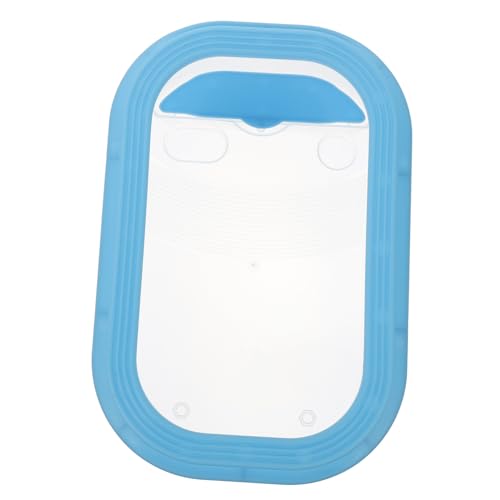 DECOMELODY Schildkrötenbecken Aquarium aquarien Tierbeobachtungsbox für Schildkröten Behälter mit Deckel Haustier Wasser Schildkrötenplattform für Schildkröte Schildkrötenpanzer Plastik Blue von DECOMELODY