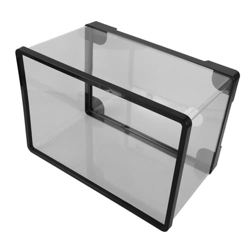 DECOMELODY Schildkrötenbecken Automatisch Luft Fischbecken Klein Anlage Tank Fish Kit Künstlich Teich Fischglas Panzer Netz Kleiner Aquariumfilter Qualle Transparent Acryl von DECOMELODY