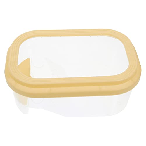 DECOMELODY Schildkrötenbecken Klein Tank Aqua Panzer Wasser- Multifunktional Zucht Fisch Haustiere Schildkröten-Terrarium Aus Lebensraum Für Schildkröten Plastik Khaki von DECOMELODY