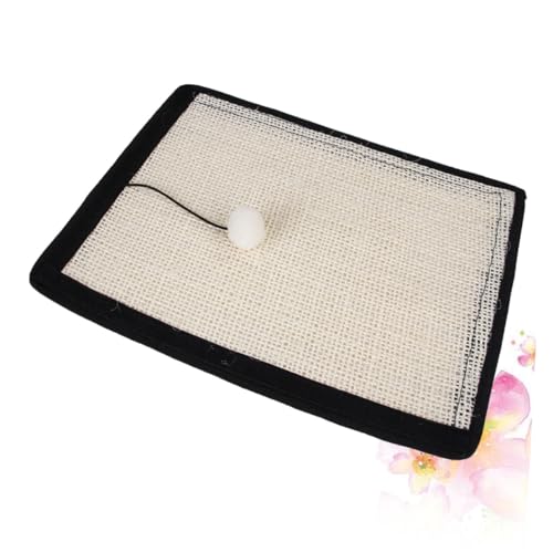 DECOMELODY Sisal Kratzbrett für Katzen Mittlere Langlebige Kratzmatte zum Schutz von Möbeln Praktisches Katzen kratzspielzeug Komfortables Kratzpad für Zuhause für Katzenliebhaber von DECOMELODY