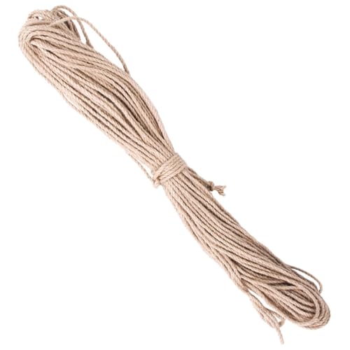DECOMELODY Sisal Kratzseil Langlebig Reißfest Mehrsträngig für Katzenkratzbaum Reparatur und DIY Katzenkratzmatte Zubehör Geeignet für Katzenmöbel von DECOMELODY