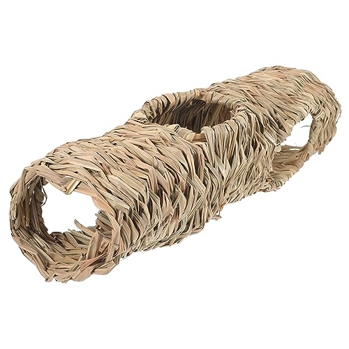 DECOMELODY Spielzeugtunnel Aus Stroh Plüsch Hamster-verstecktunnel Dinge Spielzeugratte Essen Käfigständer Für Meerschweinchen Krabbe Puzzle Nahrungssuche Träger Vlies Fangen Rennmaus DECOMELODY Spielzeugtunnel Aus Stroh Plüsch Hamster-verstecktunnel Dinge Spielzeugratte Essen Käfigständer Für Meerschweinchen Krabbe Puzzle Nahrungssuche Träger Vlies Fangen Rennmaus von DECOMELODY