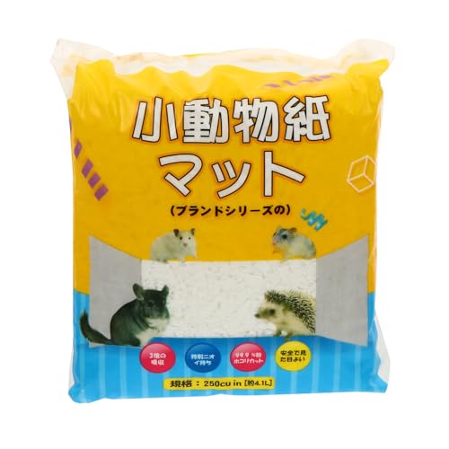DECOMELODY Staubarmes Saugfähiges Papierstreu Geruchsbindende Einstreu für Hamster Meerschweinchen Kleine Nagetiere Weiche Flauschige Tierunterlage Hygienisch und Langanhaltend von DECOMELODY