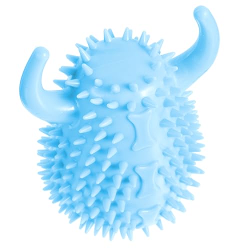 DECOMELODY TPR Kauspielzeug für Hunde Hornform Beißspielzeug für Welpen und Große Hunde Interaktives Training zur Zahnreinigung und Beschäftigung Haustierspielzeug Blau DECOMELODY TPR Kauspielzeug für Hunde Hornform Beißspielzeug für Welpen und Große Hunde Interaktives Training zur Zahnreinigung und Beschäftigung Haustierspielzeug Blau von DECOMELODY