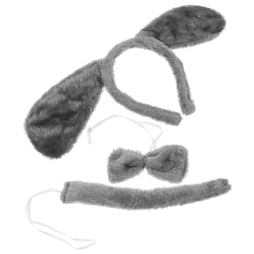 DECOMELODY Teiliges Tierkopfband mit Hundeschwanz und Fliege Plüsch Dog Headband für Halloween und Partys für Bühnenauftritte und Verkleidungen DECOMELODY Teiliges Tierkopfband mit Hundeschwanz und Fliege Plüsch Dog Headband für Halloween und Partys für Bühnenauftritte und Verkleidungen von DECOMELODY