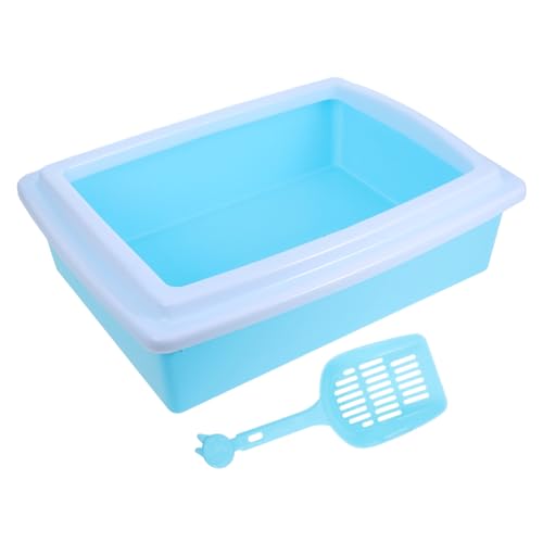 DECOMELODY Semi-geschlossene Katzentoilette Mit Spritzschutz Offenes Katzenklo Für Katzen Und Kätzchen Praktische Katzentoilette Leicht Zu Reinigen Robust Und Katzenfreundlich DECOMELODY Semi-geschlossene Katzentoilette Mit Spritzschutz Offenes Katzenklo Für Katzen Und Kätzchen Praktische Katzentoilette Leicht Zu Reinigen Robust Und Katzenfreundlich von DECOMELODY
