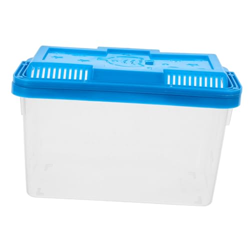 DECOMELODY Aquarium-Set Für Schildkröten Und Kampffische Kunststoff-Aquarium Mit Deckel Tragbares Design Reptilien-Terrarium Handheld von DECOMELODY
