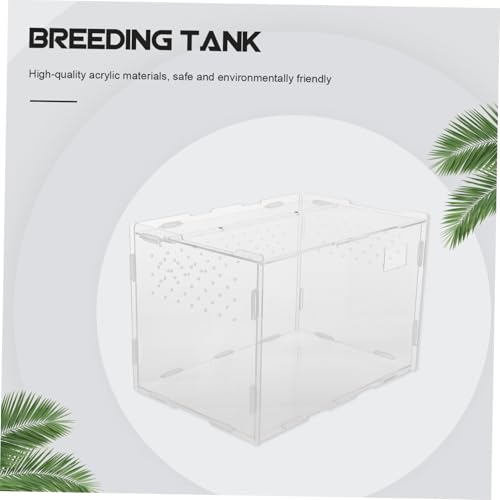 DECOMELODY Transparenter Acryl Reptilien Terrarium Behälter Langlebiger Aufzuchtkäfig für Schildkröten Spinnen Schlangen Leicht zu Reinigen und Beobachten Kompakt und Praktisch für DECOMELODY Transparenter Acryl Reptilien Terrarium Behälter Langlebiger Aufzuchtkäfig für Schildkröten Spinnen Schlangen Leicht zu Reinigen und Beobachten Kompakt und Praktisch für von DECOMELODY