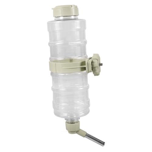DECOMELODY Trinkbrunnen Für Haustiere Hund Tragbar Isoliertes Wasser Kleine Tier Wasserflasche Mini Wasserspender Für Welpen Fütterung Rostfrei Wasserdicht Nachweisen Kiste Käfig Trinken Pp von DECOMELODY