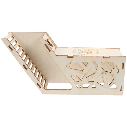 DECOMELODY Versteckhaus für Meerschweinchen und Hamster mit Rampe Sicheres Holzspielzeug für Kleintiere für Fördert Aktives DECOMELODY Versteckhaus für Meerschweinchen und Hamster mit Rampe Sicheres Holzspielzeug für Kleintiere für Fördert Aktives von DECOMELODY