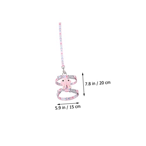 DECOMELODY Verstellbares Katzengeschirr mit Ausbruchsicherem Design und Weicher Brusttasche Rosa I förmiges Geschirr für Kleine Katzen bis Inklusive Komfortablem Zugseil für Sicheres DECOMELODY Verstellbares Katzengeschirr mit Ausbruchsicherem Design und Weicher Brusttasche Rosa I förmiges Geschirr für Kleine Katzen bis Inklusive Komfortablem Zugseil für Sicheres von DECOMELODY