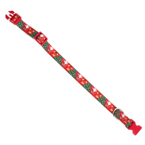 DECOMELODY Verstellbares Weihnachts Hundehalsband mit Weichem Schnellverschluss Leichtes Dekoratives Welpenhalsband für Kleine Hunde und Katzen Festliches Rotes Haustier Zubehör für Einfache DECOMELODY Verstellbares Weihnachts Hundehalsband mit Weichem Schnellverschluss Leichtes Dekoratives Welpenhalsband für Kleine Hunde und Katzen Festliches Rotes Haustier Zubehör für Einfache von DECOMELODY