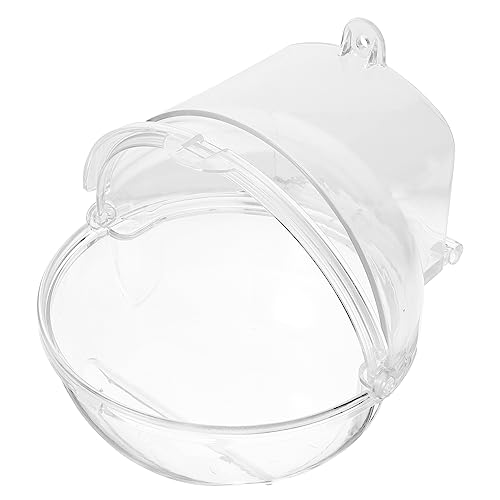 DECOMELODY Vogelbad für Käfig Transparente Papageien Badewanne zu Installieren mit Glatten Kanten für Wellensittiche und Andere Sorgt für Angenehmes Badeerlebnis DECOMELODY Vogelbad für Käfig Transparente Papageien Badewanne zu Installieren mit Glatten Kanten für Wellensittiche und Andere Sorgt für Angenehmes Badeerlebnis von DECOMELODY