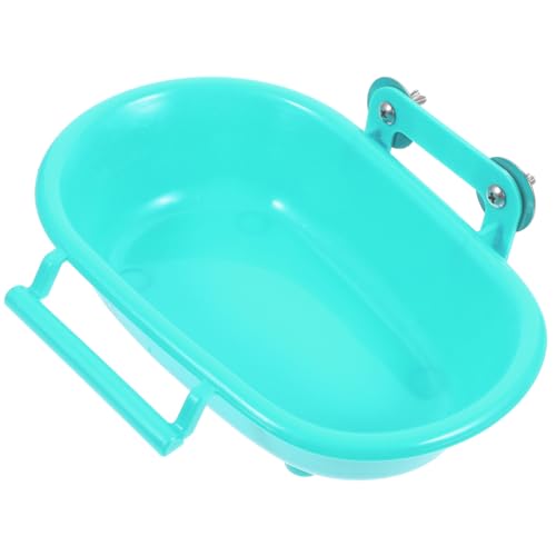 DECOMELODY Vogelbadewanne für Sittiche Sichere Geruchsfreie Badewanne für Vögel im Käfig für Paraketen und Papageien Praktische Badewanne mit Glatten Kanten für Sicheres Baden von DECOMELODY