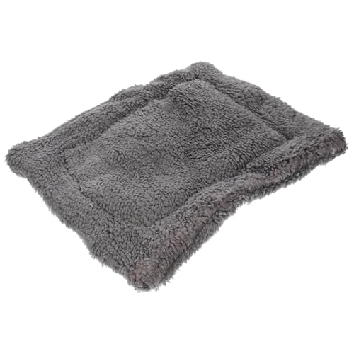 DECOMELODY Warme Dicke Lammfell Kuscheldecke für Kleintiere Weiche Schlafmatte für Hamster Meerschweinchen Igel und Eichhörnchen Wärmematte für Käfig und Haustierbett von DECOMELODY