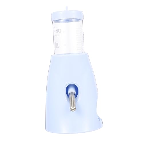 DECOMELODY Wasserflasche Für Hamster Nagetier Kleine Hamsterwasserflasche Hamster Wasserflasche Trinken Groß Wassertank Trinkflasche Mit Saugnapf Für Hamster Futterspender Sky-Blue Pp von DECOMELODY