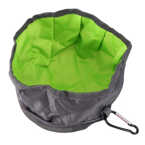 DECOMELODY Wassernapf Für Haustiere Hundenäpfe Reisezubehör Fütterung Outdoor-wassernapf Für Hunde Essen Campingschüssel Futterspender Welpe Faltbar Pet Feeder Bowl Haustierbedarf Grey von DECOMELODY