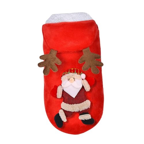 DECOMELODY Weihnachtliches Haustier Flanellkostüm mit Kapuze Warm Elchmuster Kleine Hunde und Katzen S Brust Rücken Bequem und Einfach Anzuziehen DECOMELODY Weihnachtliches Haustier Flanellkostüm mit Kapuze Warm Elchmuster Kleine Hunde und Katzen S Brust Rücken Bequem und Einfach Anzuziehen von DECOMELODY