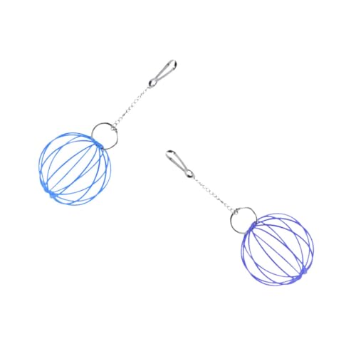 DECOMELODY Woven Grass Ball für Hamster Hängen Chew Ball für Katzen und Kleintiere Zufällige Farben Zufällige Farbe Zufällige Farbe von DECOMELODY