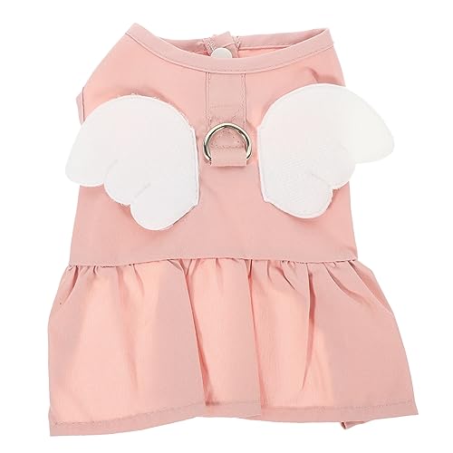 DECOMELODY religulous soßiere hundekleidung Baumwolltuch The Present Edith Eger Körperpflege Hundekostüme Geburtstag Kühlung Haustier Welpenkleid sommerliches hundekleid Baumwolle Polyester Rosa von DECOMELODY