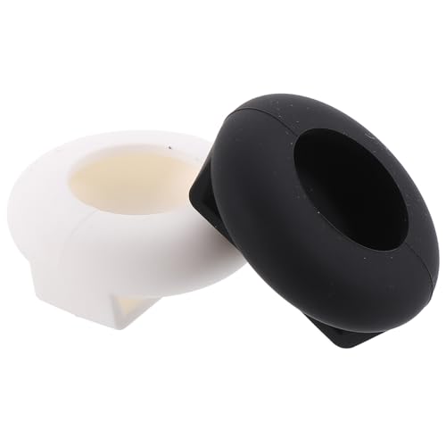 DECORNIJIA 2 Stück Teiliges Silikon Schutzhülle für Haustier Tracker Kratzfest Wasserabweisend Kompatibel mit Pet Collar Holder Robust und Langlebig Einfache Befestigung für Hund und Katze von DECORNIJIA